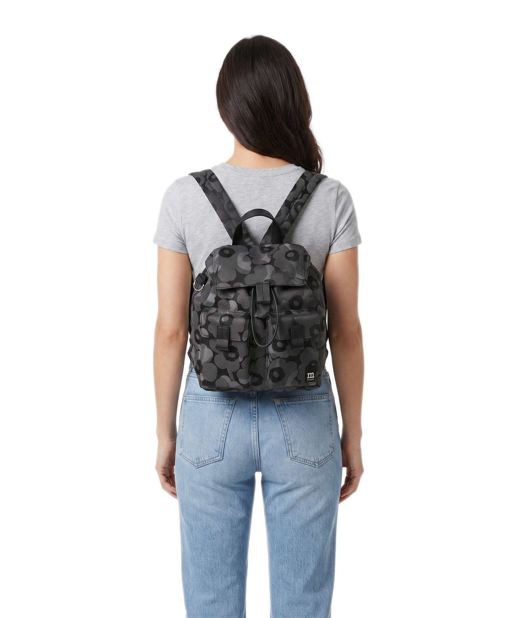 Marimekko Wear All Day M Unikko Backpack grey/dark grey