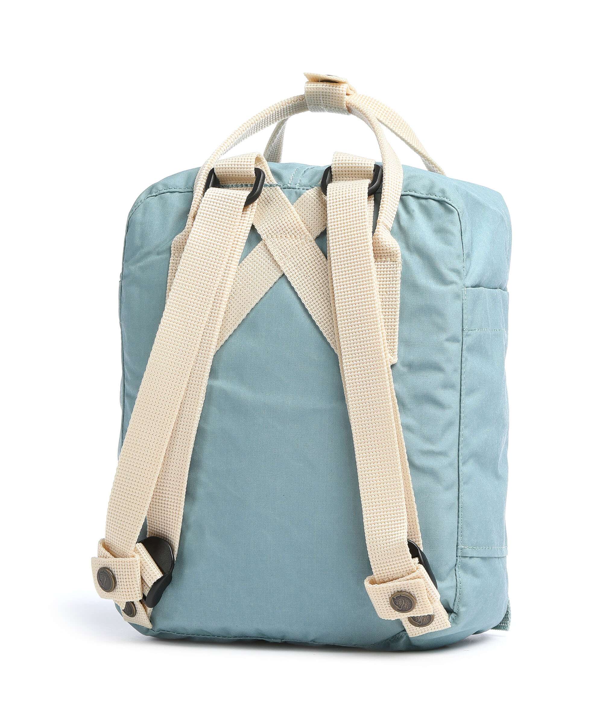 Fjällräven Kånken Mini Rucksack Vinylon sky blue/light oak