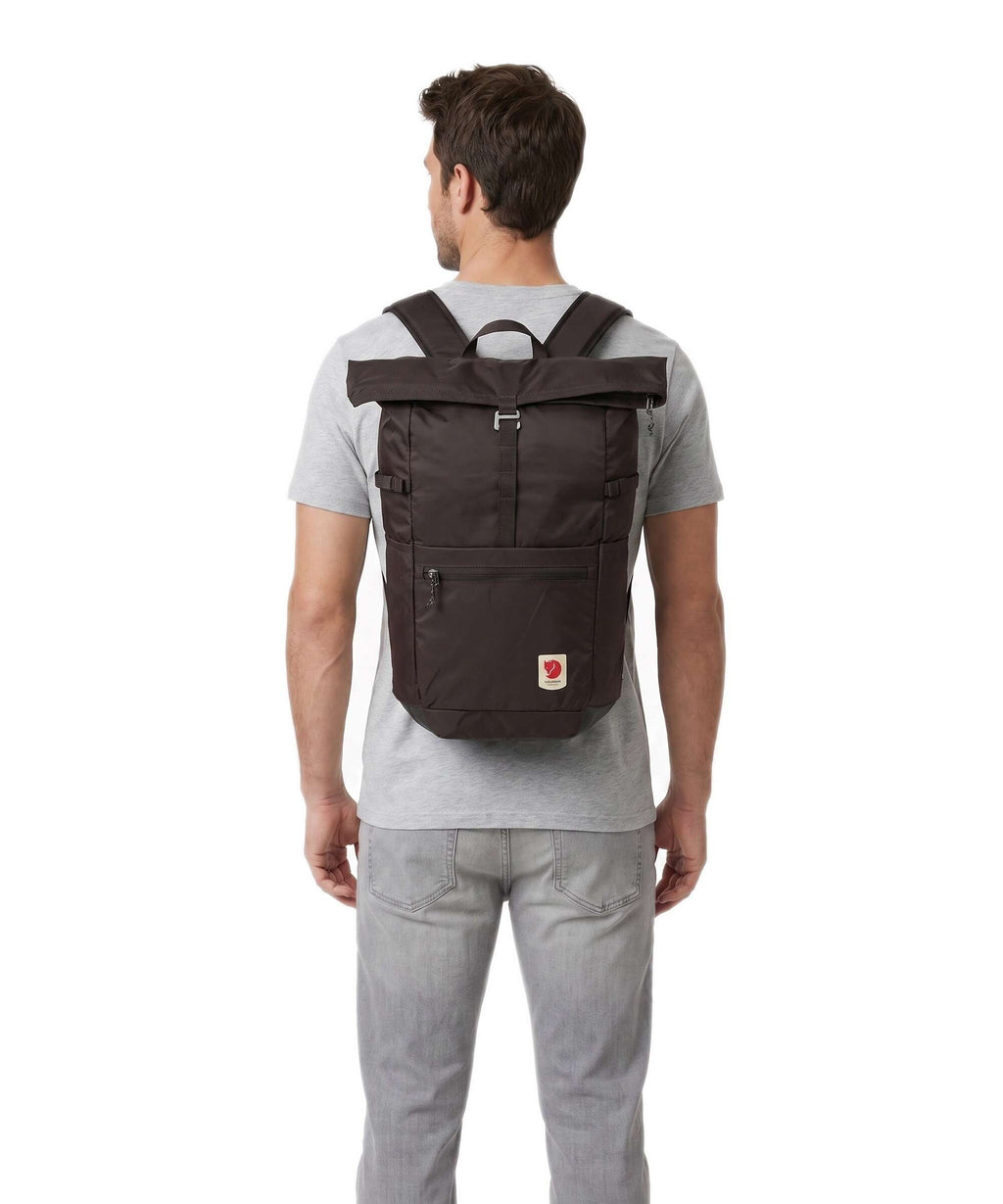 Fjällräven High Coast 24 Rolltop backpack black oak
