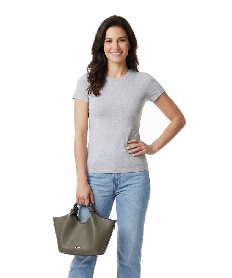 DKNY Paula Commuter Small Handbag utility green