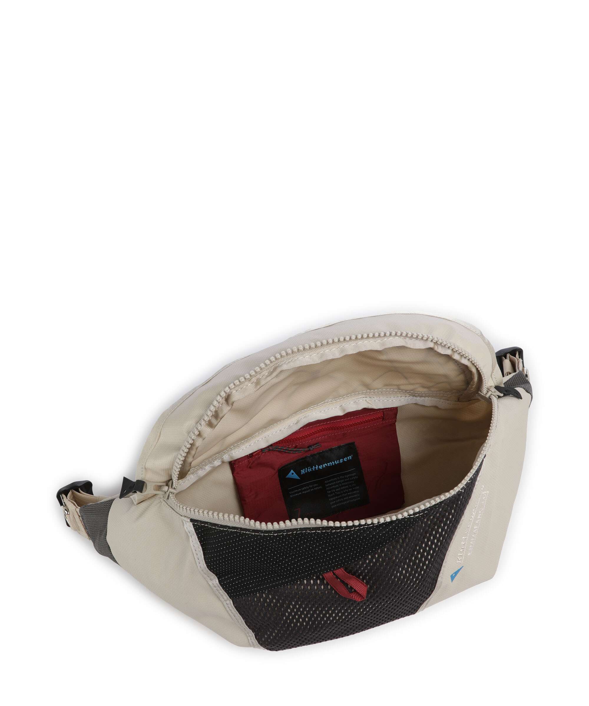 Klättermusen Fimmafäng 4.0 Belt bag silver/creme