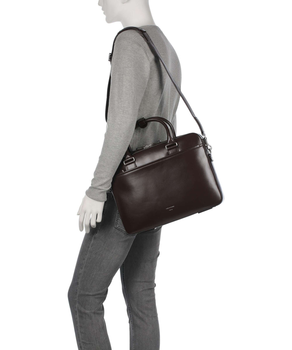 Tiger of Sweden Bosun Briefcase dark brown