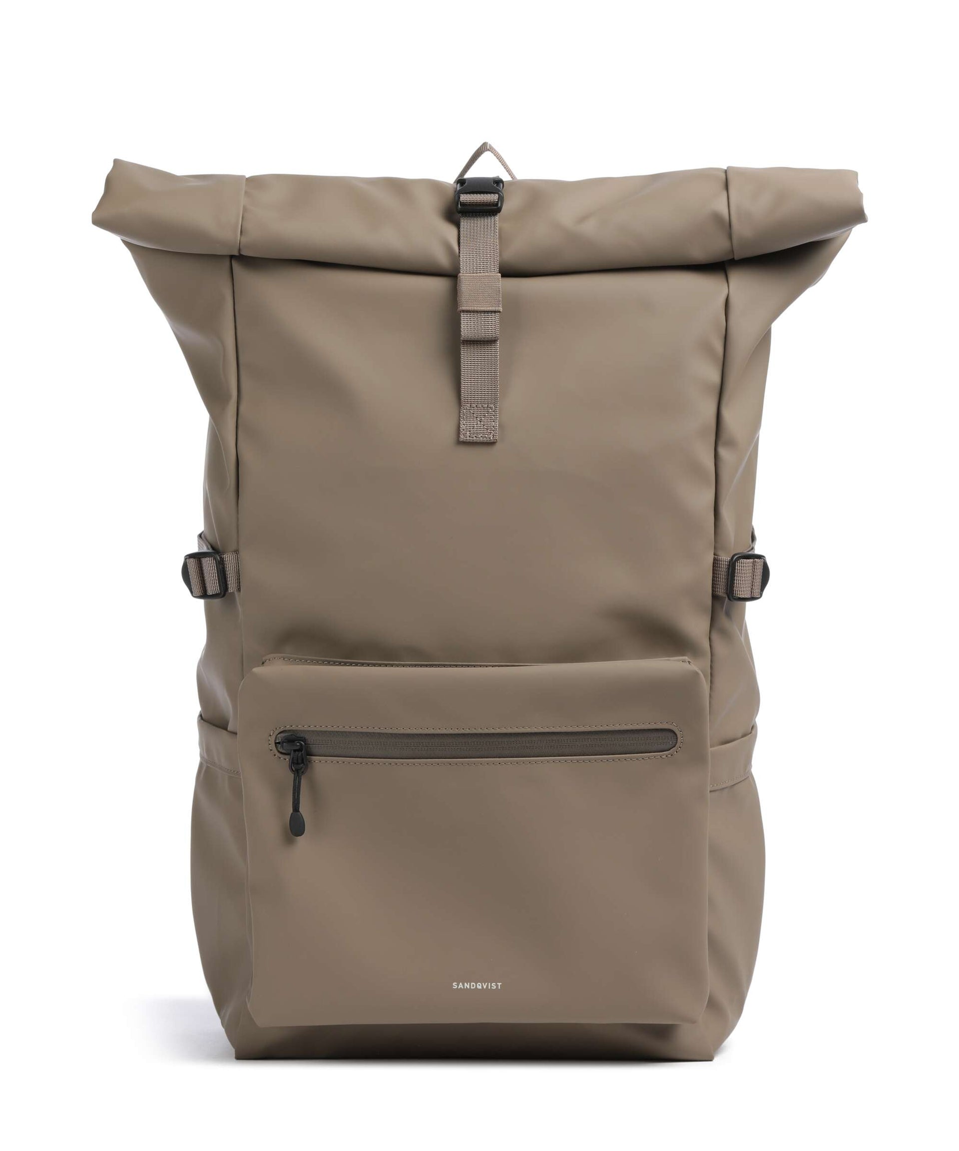 Sandqvist Stream L Rolltop Rucksack 16″ recyceltes Polyester clay