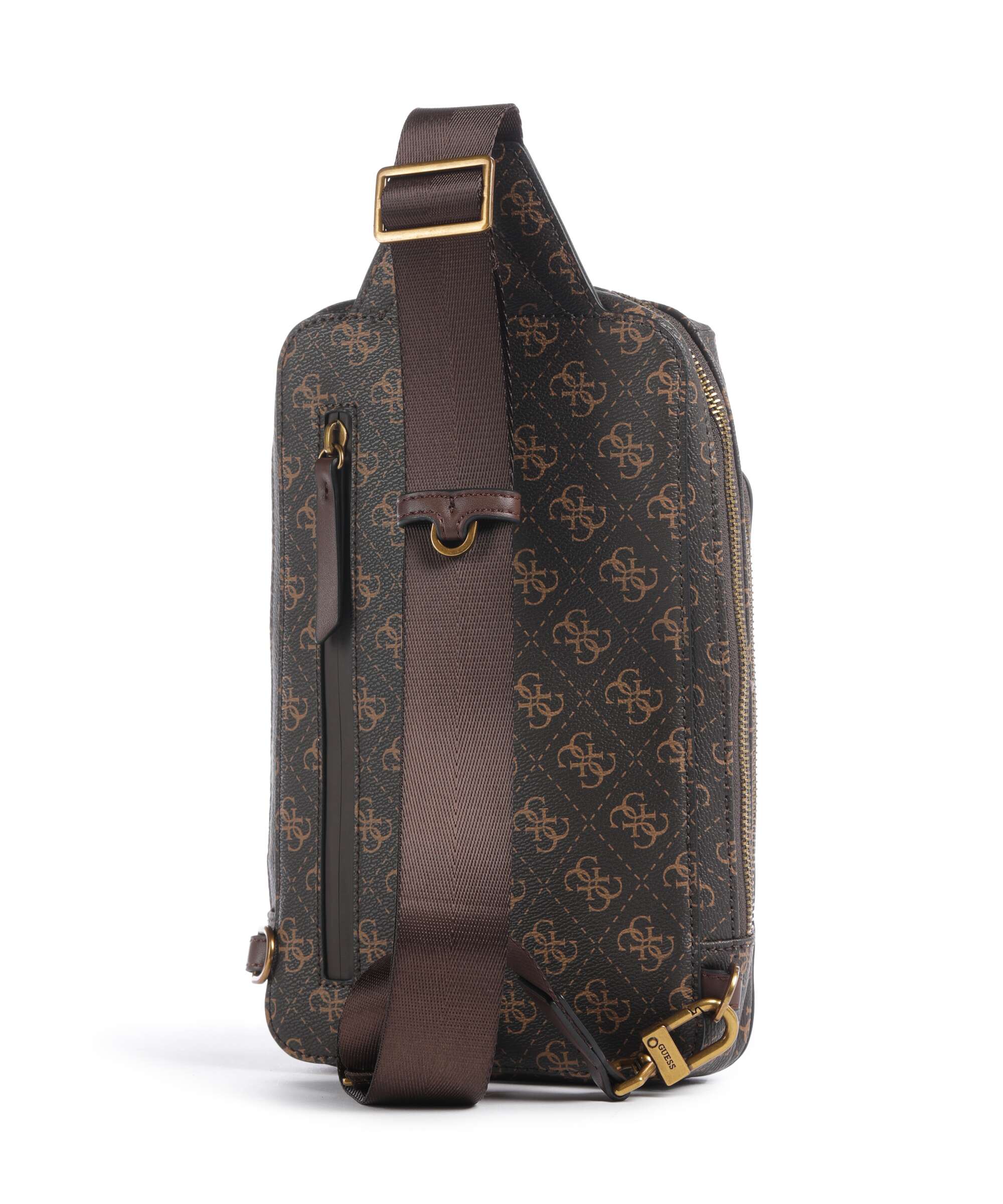 Guess Milano Sling bag brown/ochre/burgundy