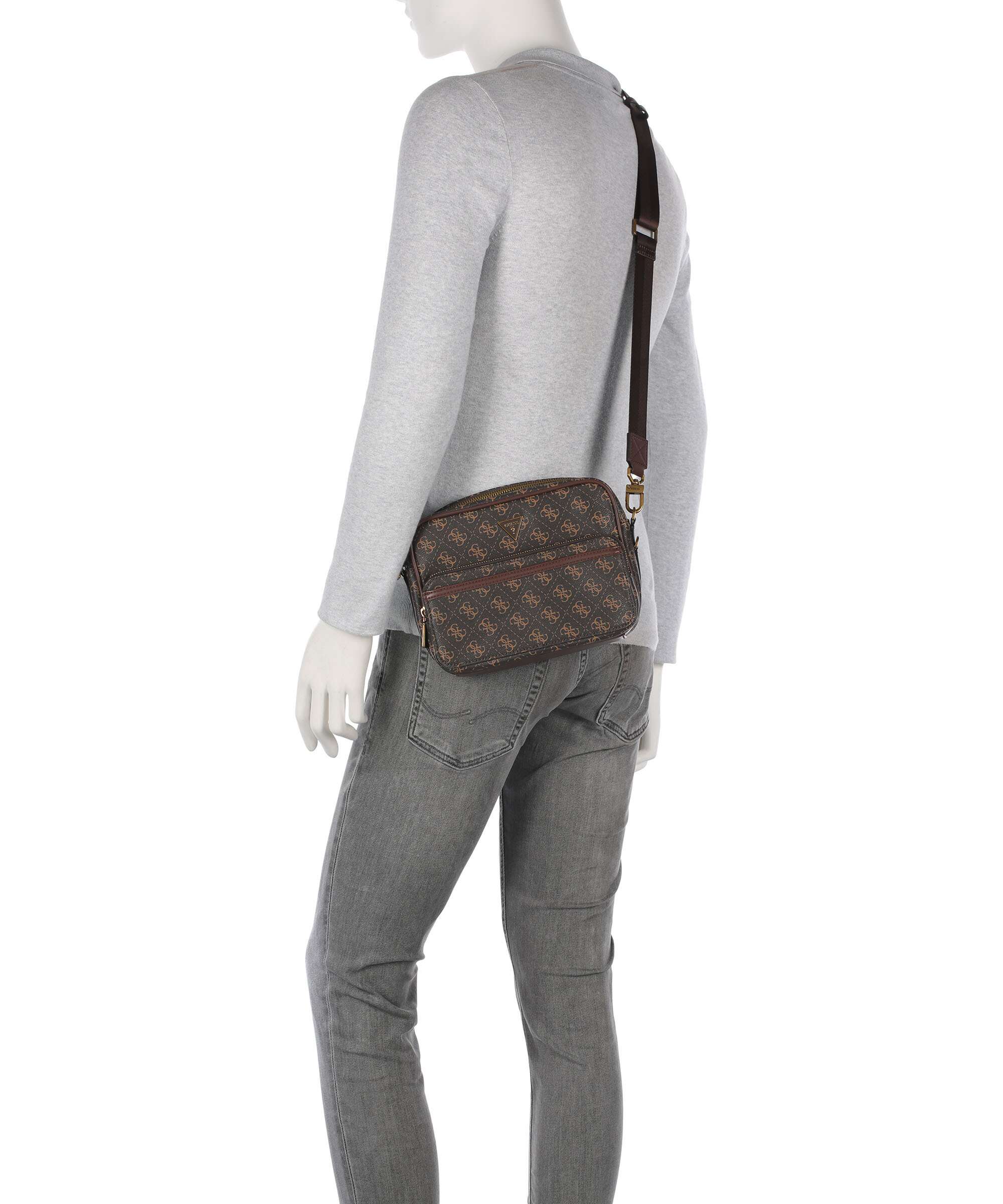 Guess Milano Crossbody bag brown/ochre