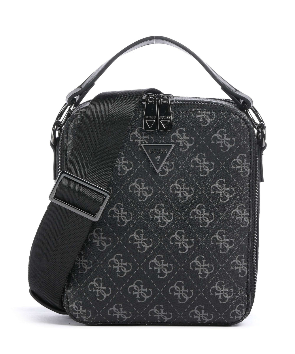 Guess Torino 4G Eco Crossbody bag dark black