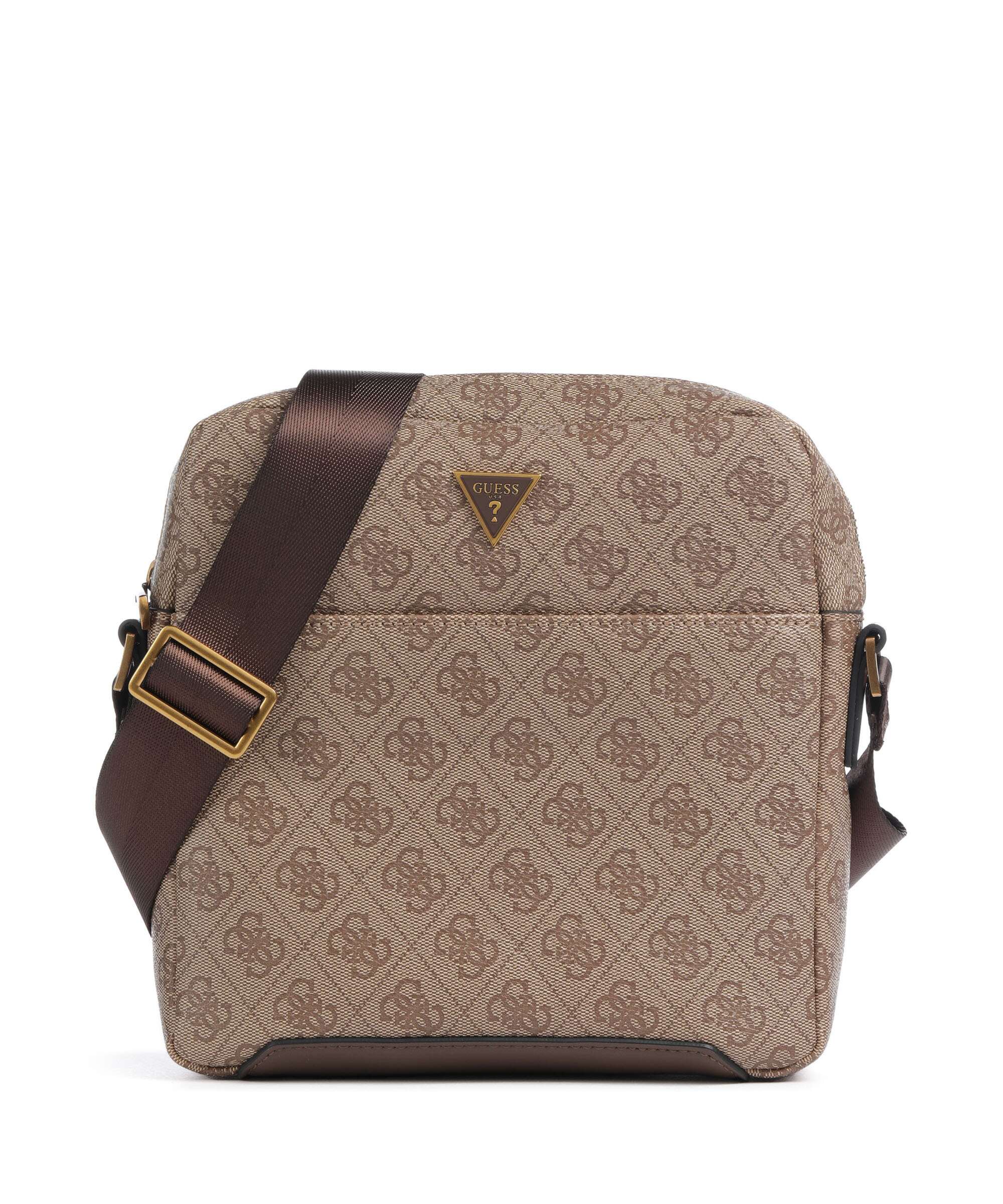 Guess Torino Eco Crossbody bag beige/brown