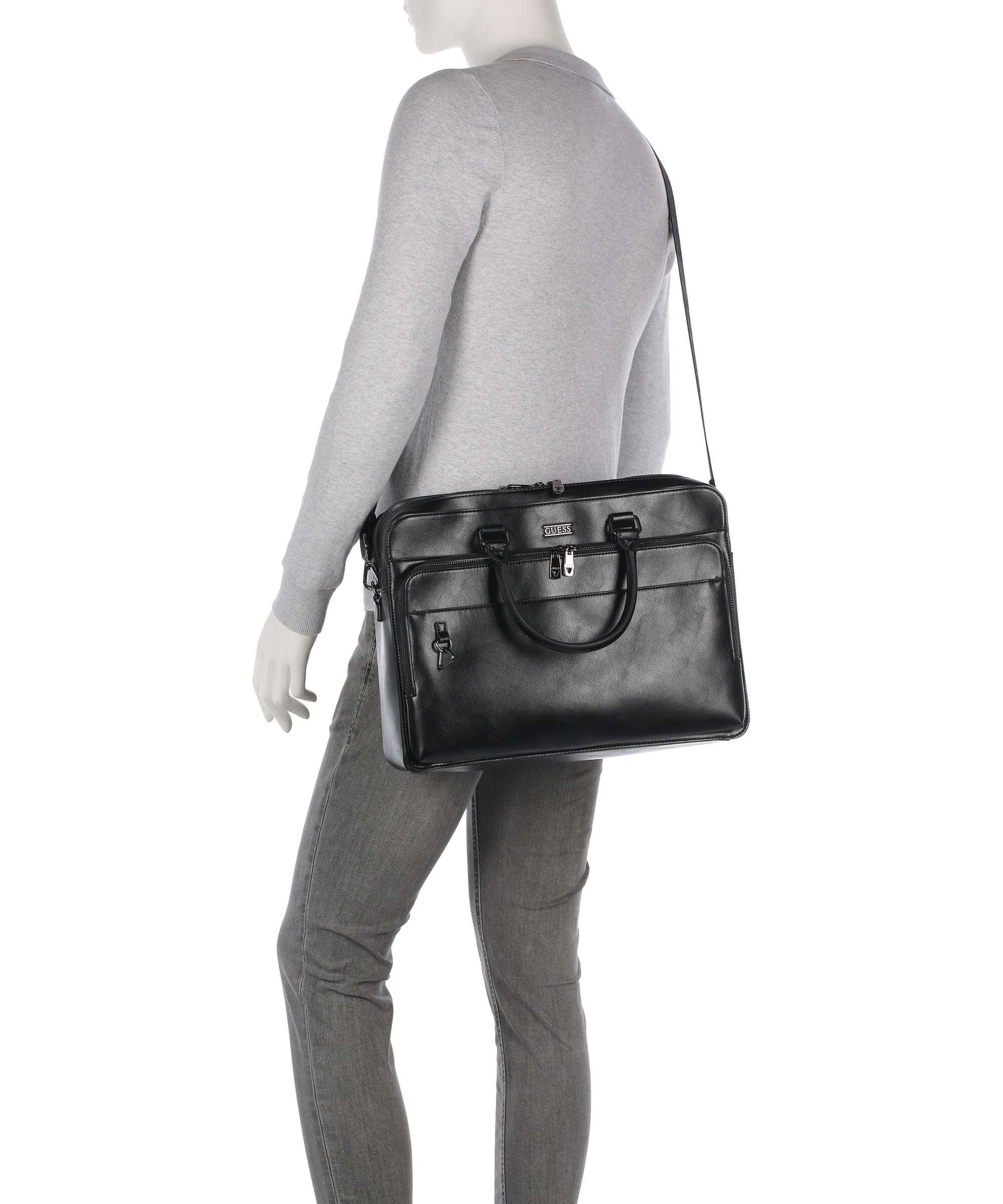 Guess Boston Briefcase black