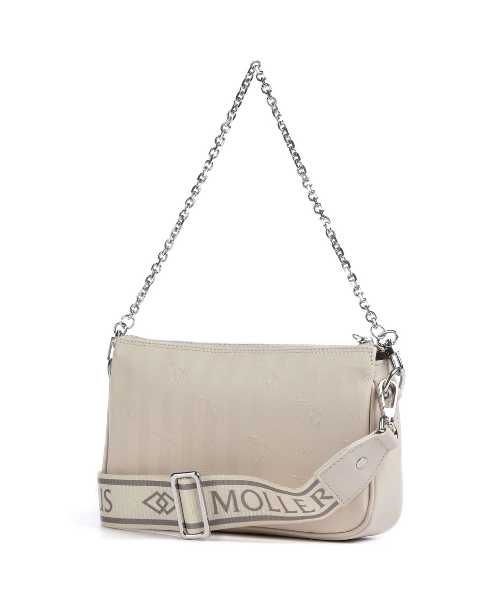 Maison Mollerus Vinerus Zell Shoulder bag pearl