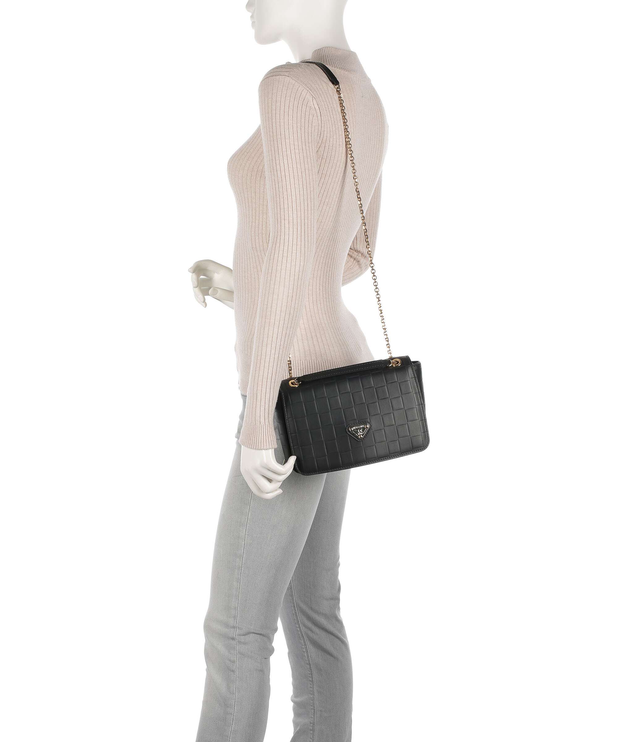 Maison Mollerus Tile Biasca Shoulder bag black