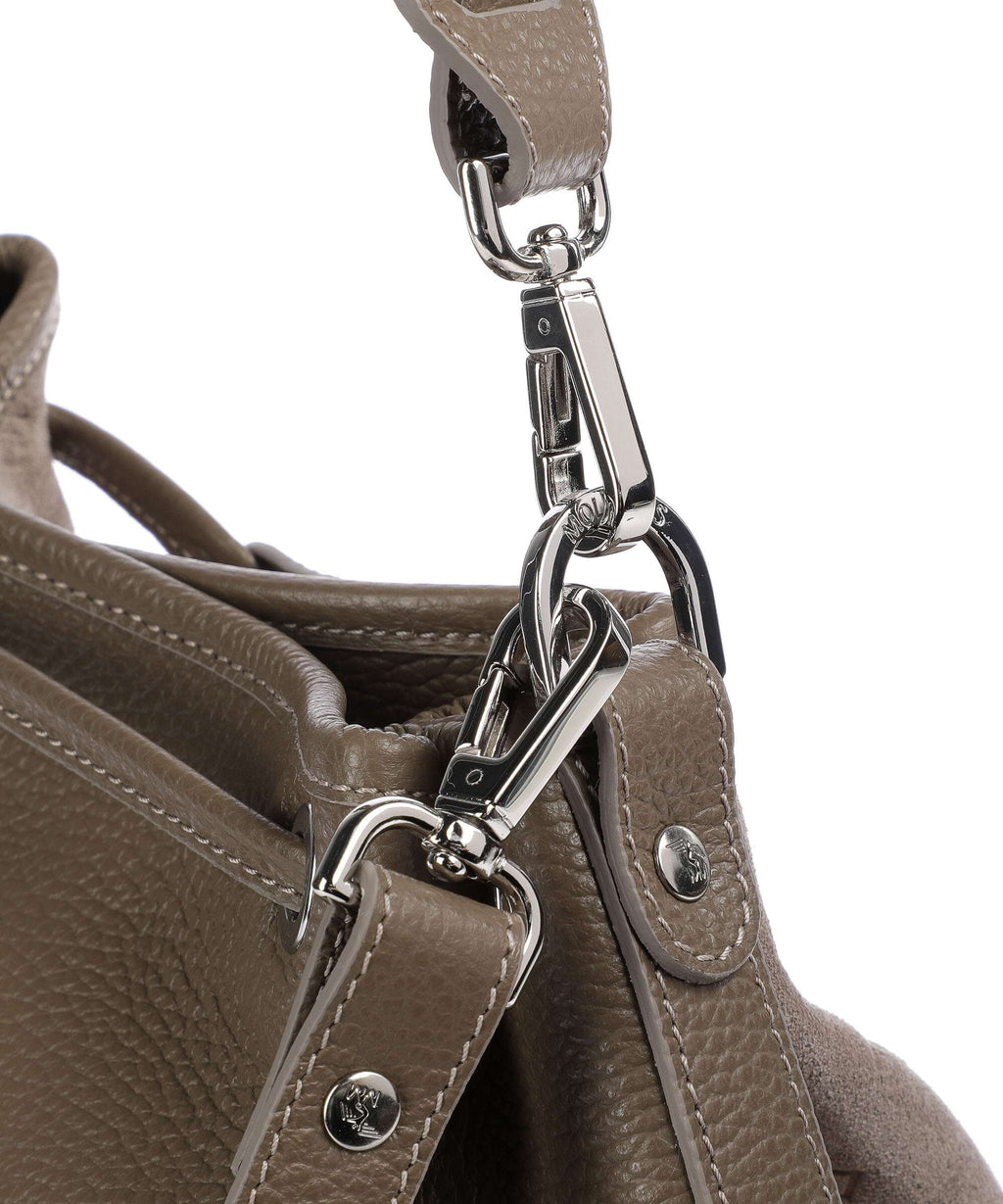 Maison Mollerus Stampato Niesen Bucket bag taupe/grau