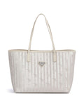 Maison Mollerus Vinerus Bern Tote bag metallic silber/perle