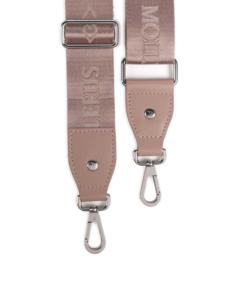 moll und moll tarp Maison Mollerus Aladdin Schulterriemen Nylon rosé/silber