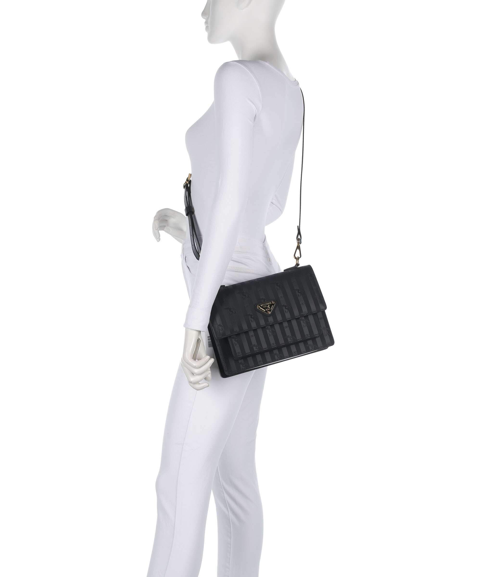 Maison Mollerus Vinerus Fey Crossbody bag black/gold