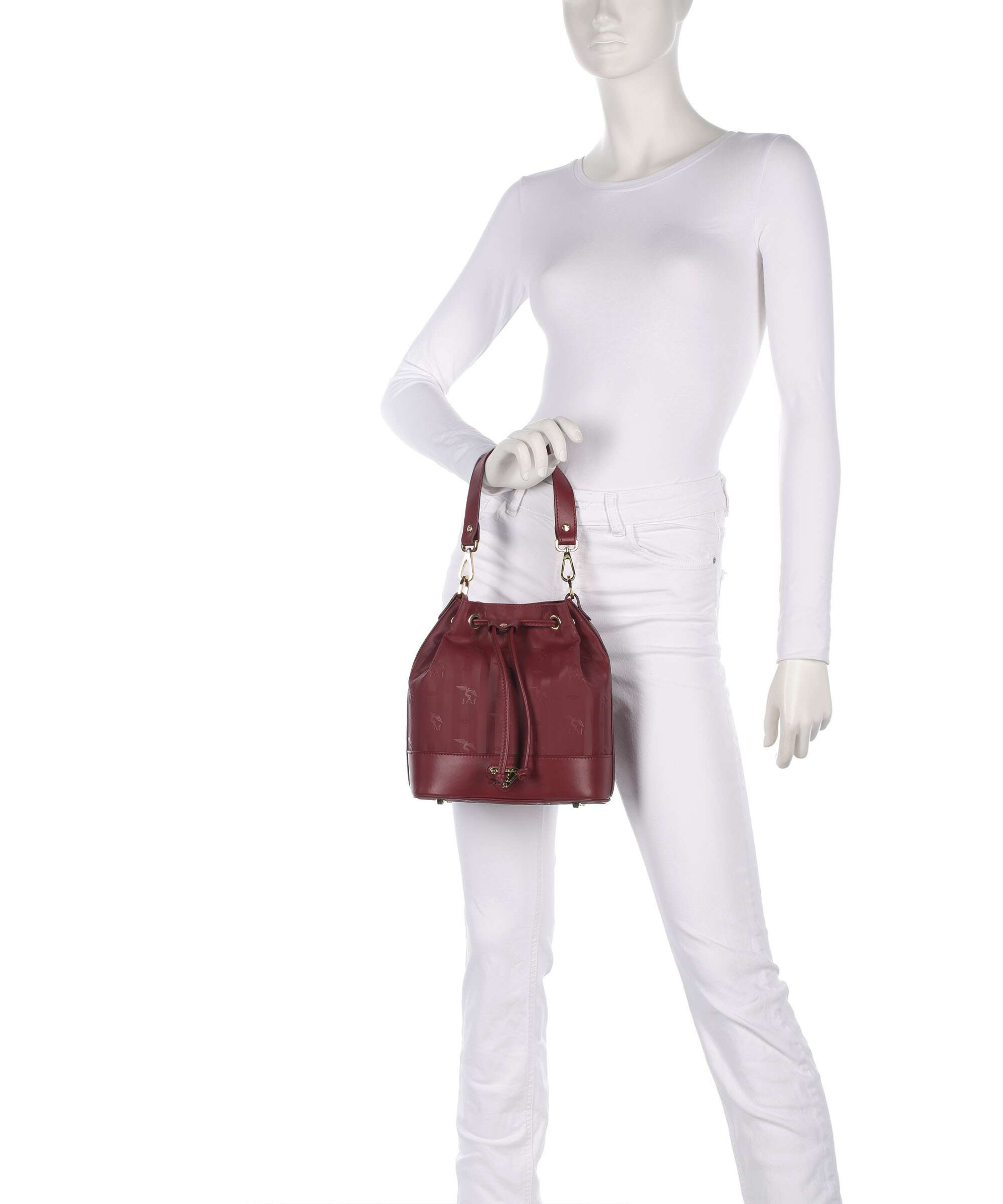 Maison Mollerus Vinerus Sion Bucket bag antique rot