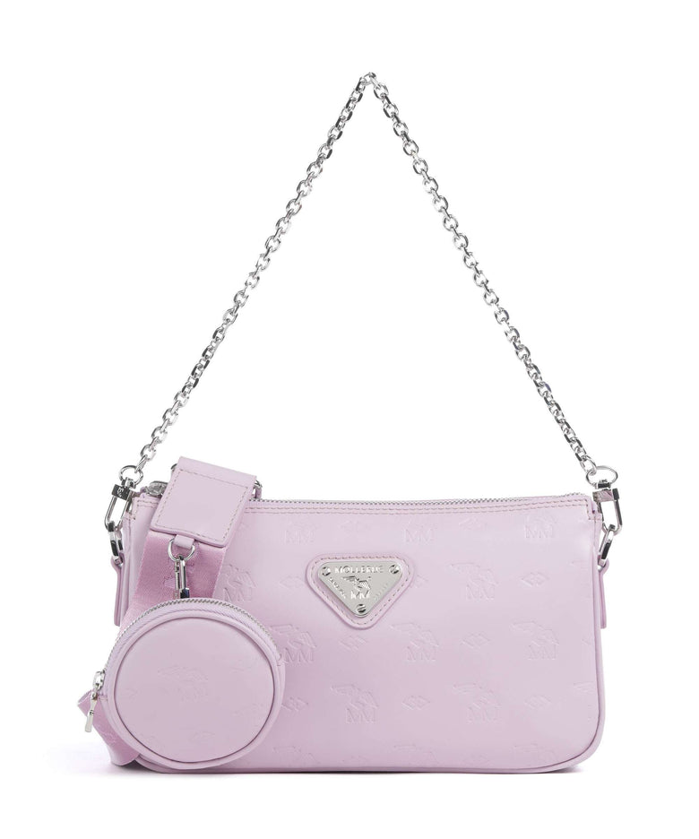 Maison Mollerus Stampato Zell Shoulder bag flieder