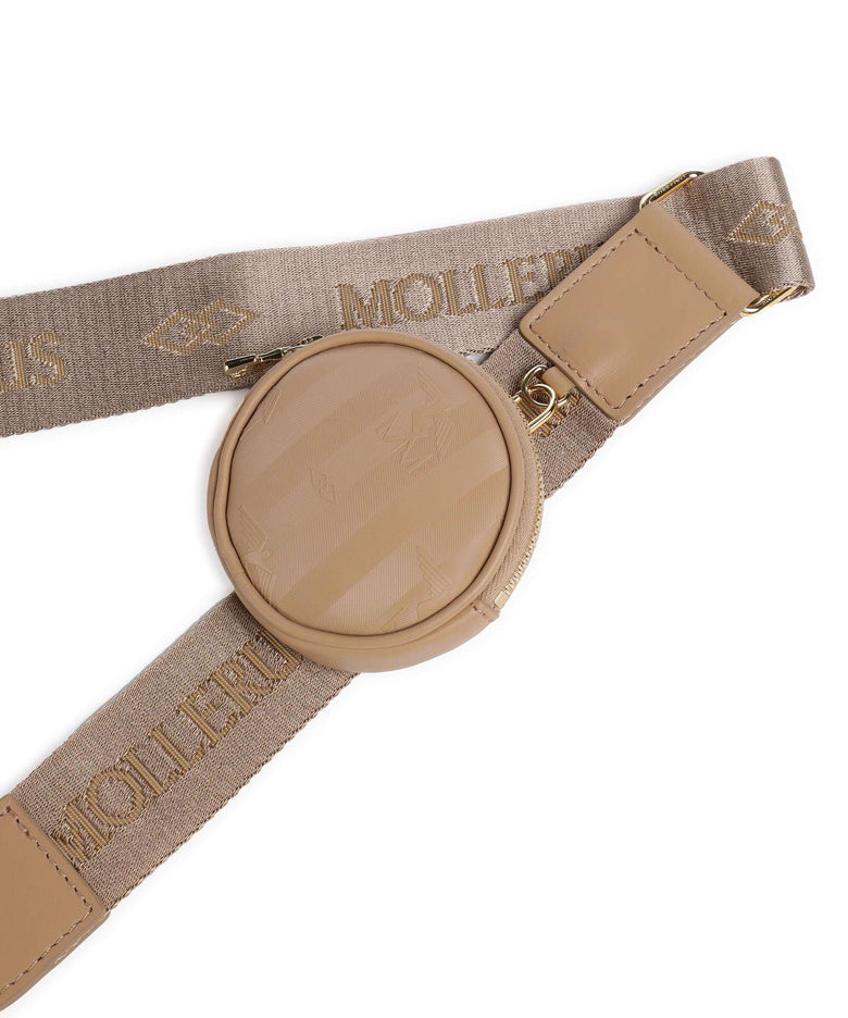 Maison Mollerus Vinerus Zell Shoulder bag cappuccino beige