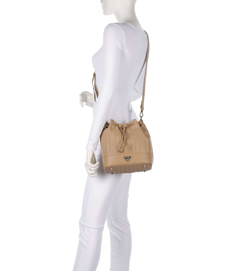 Maison Mollerus Vinerus Sion Bucket bag cappuccino beige