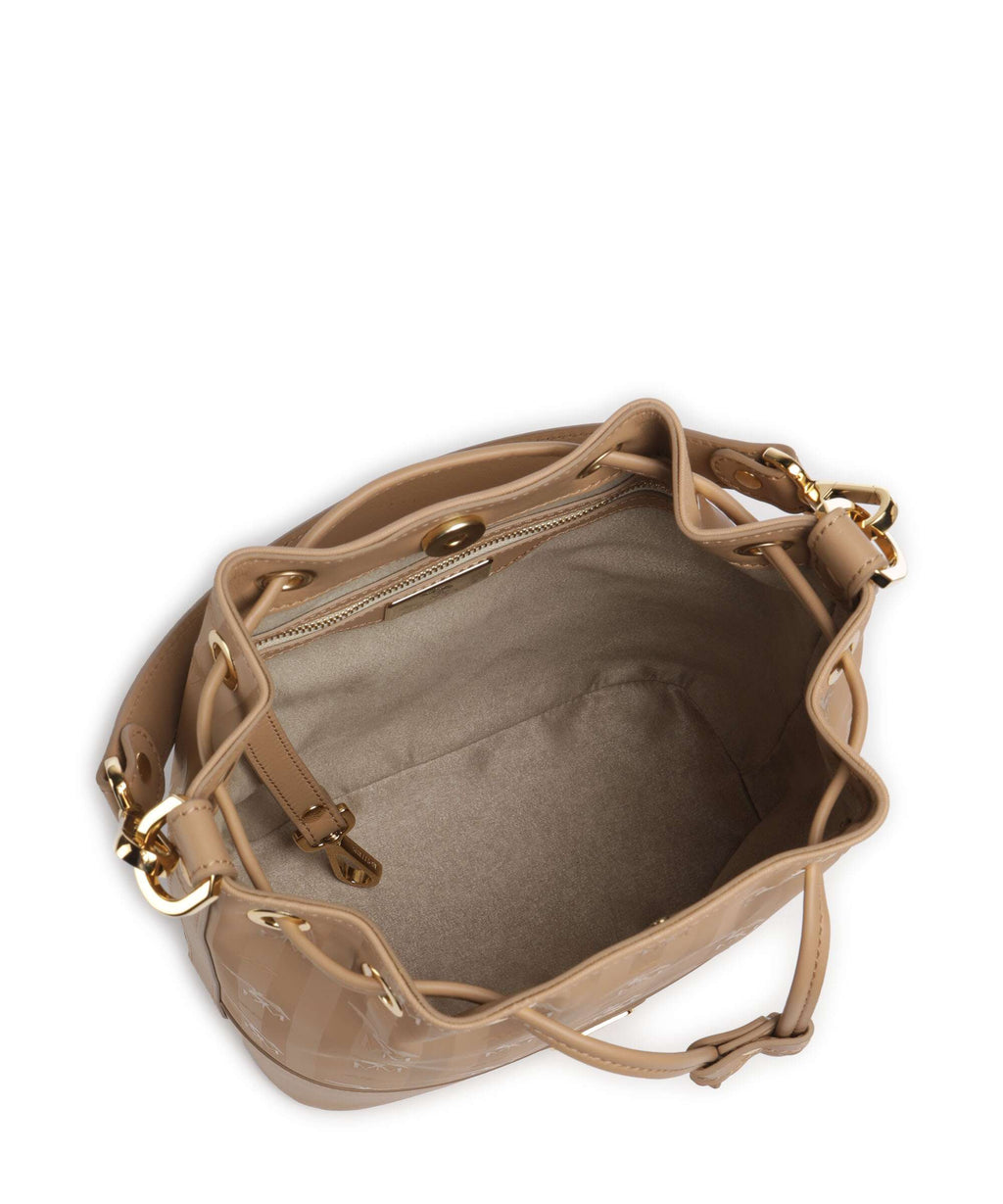Maison Mollerus Vinerus Sion Bucket bag cappuccino beige