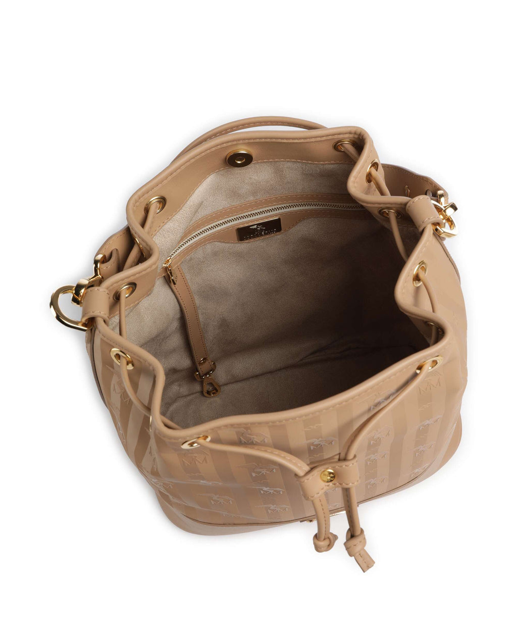 Maison Mollerus Vinerus Niesen Bucket bag cappuccino beige