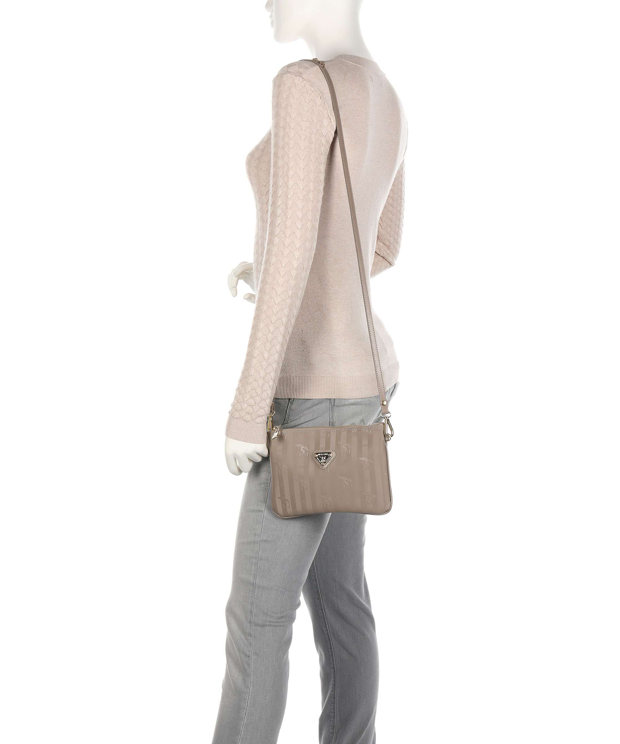 Maison Mollerus Vinerus Tamins Crossbody bag taupe