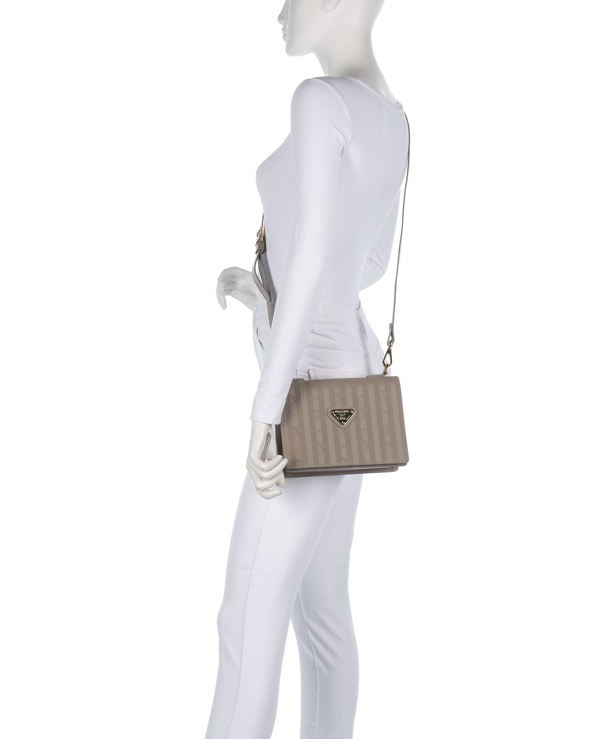 Maison Mollerus Vinerus Melide Crossbody bag taupe