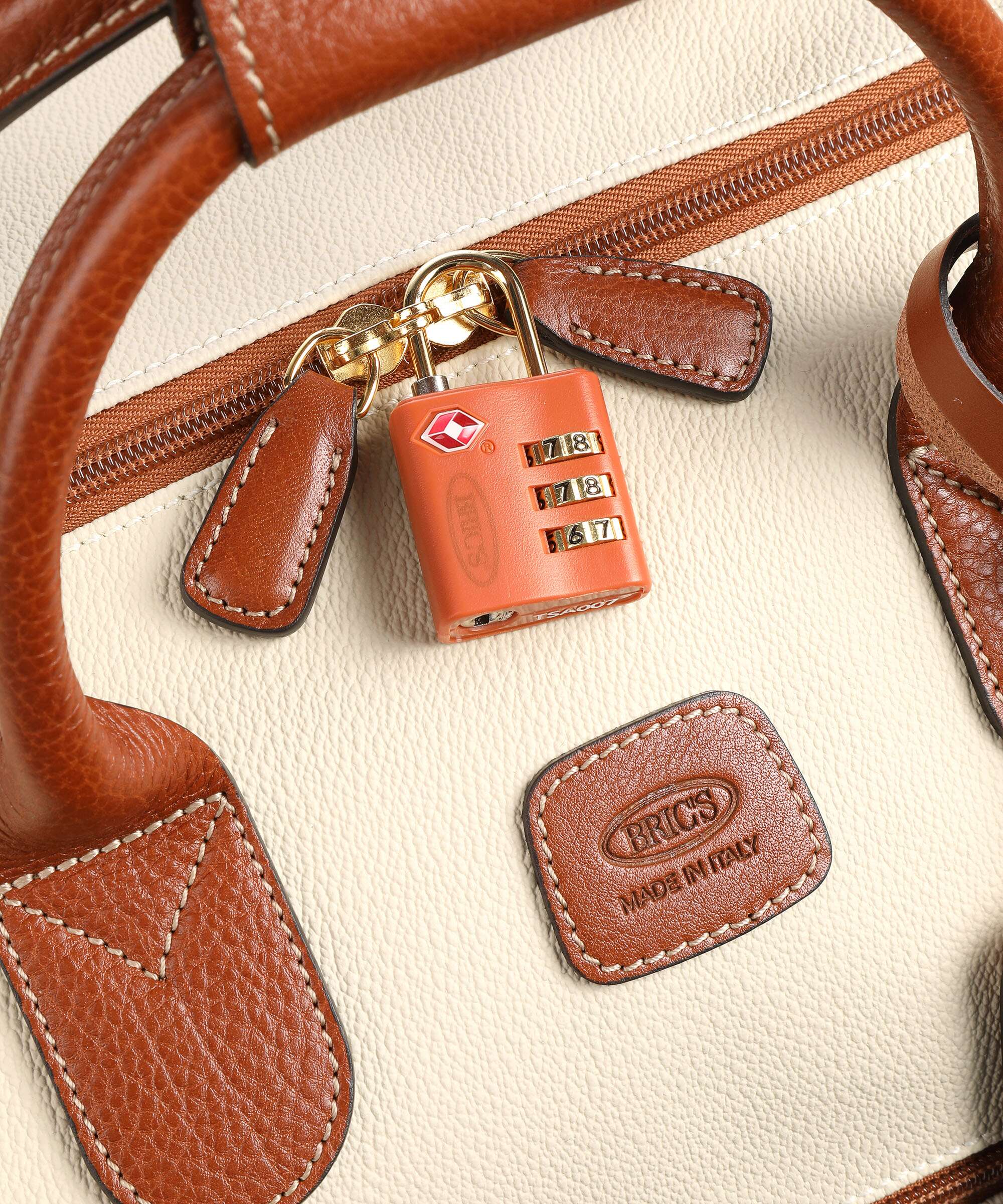 Brics Firenze Weekend bag cream
