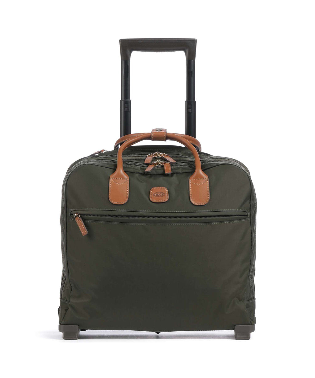 Brics X-Collection Rolling briefcase olive