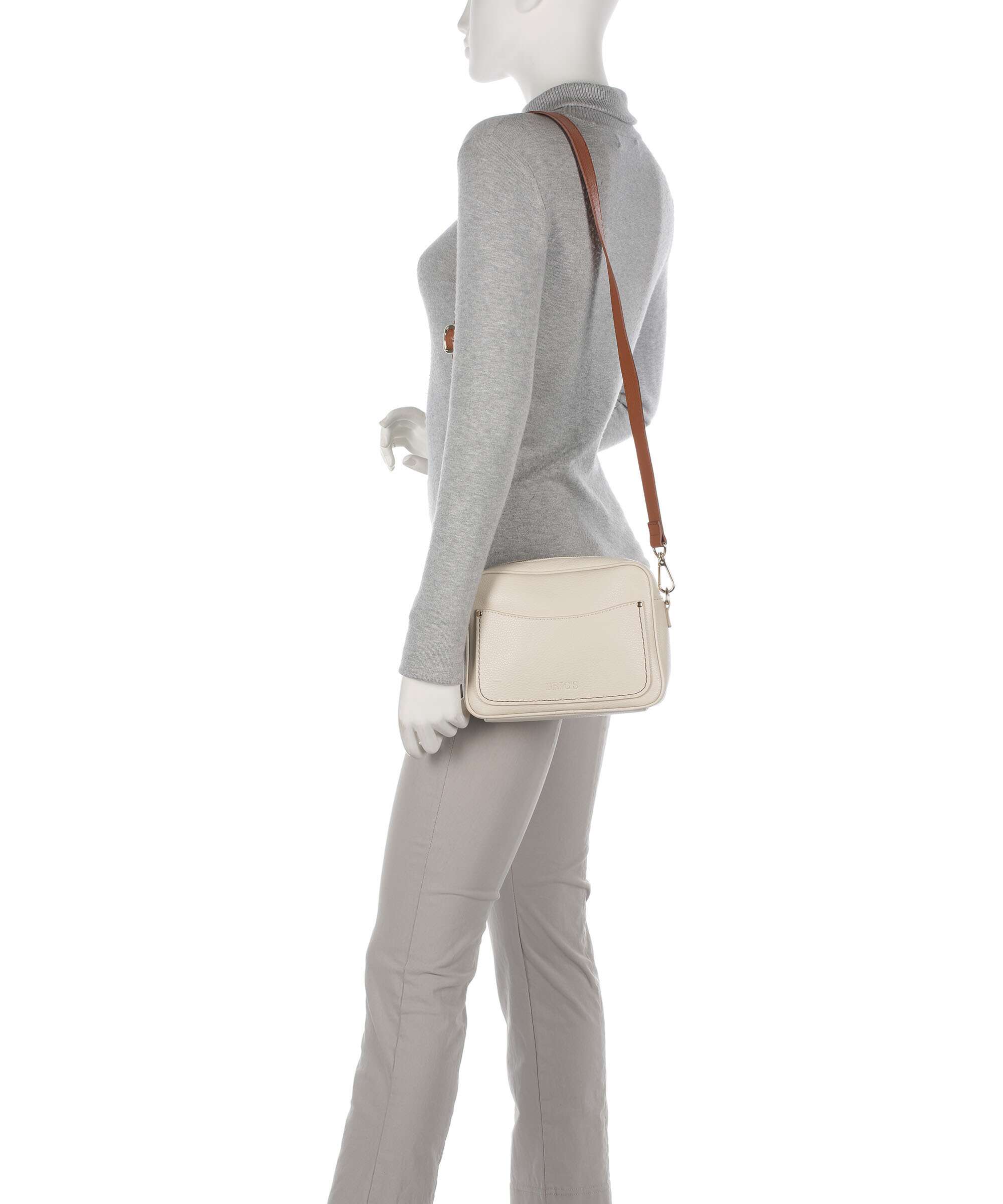 Brics Gondola Magnolia Crossbody bag cream/caramel