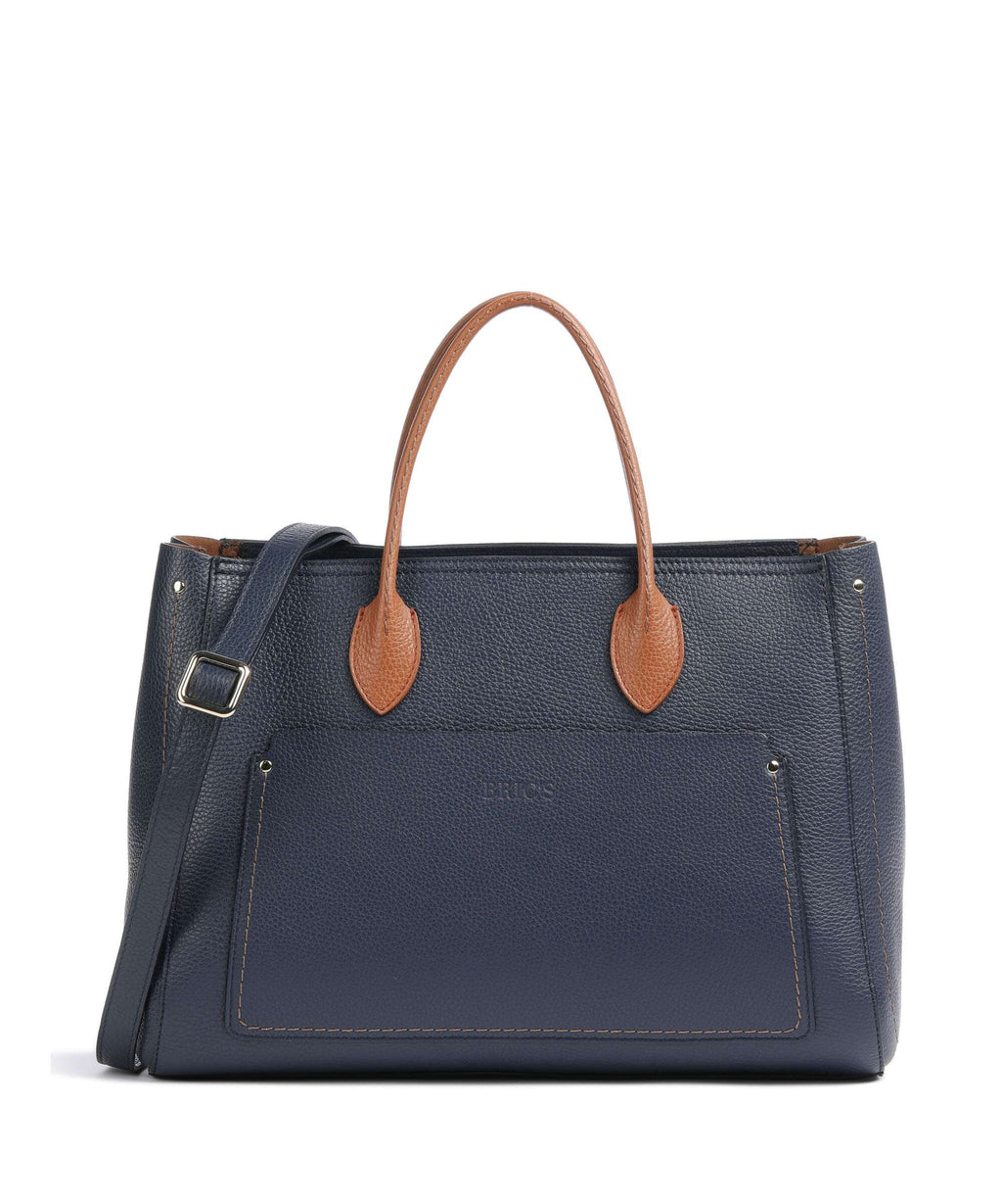 Brics Gondola Tulipano Handbag night blue/caramel