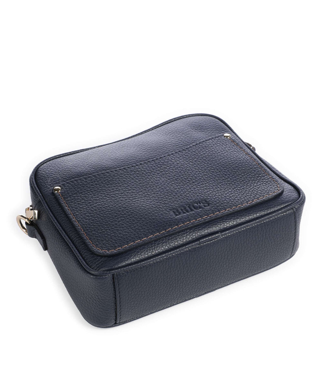 Brics Gondola Magnolia Crossbody bag night blue/caramel