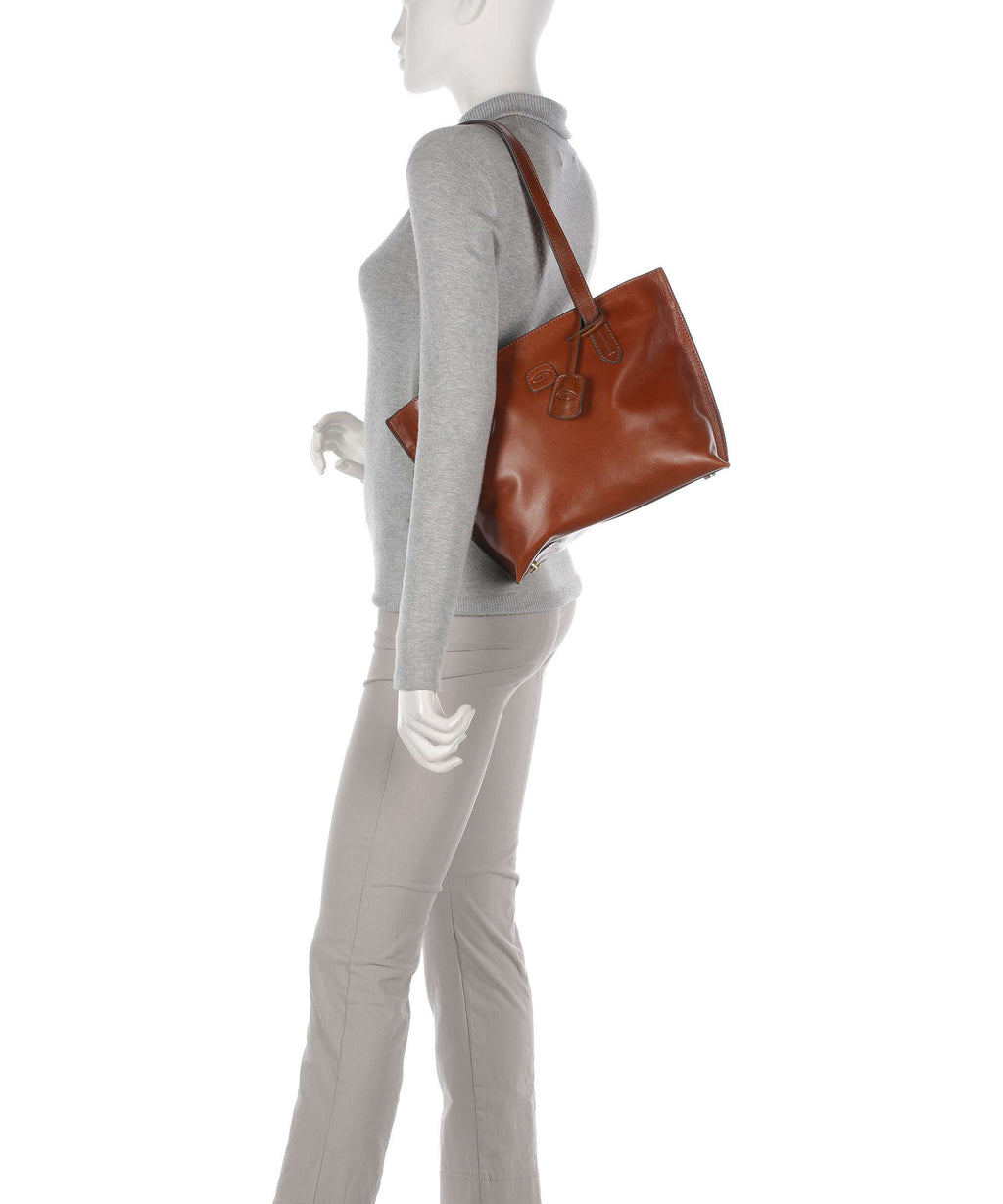 Brics Volterra S Tote bag tobacco