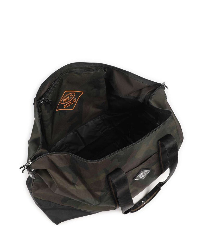 Brics X-Collection Weekend bag green camou