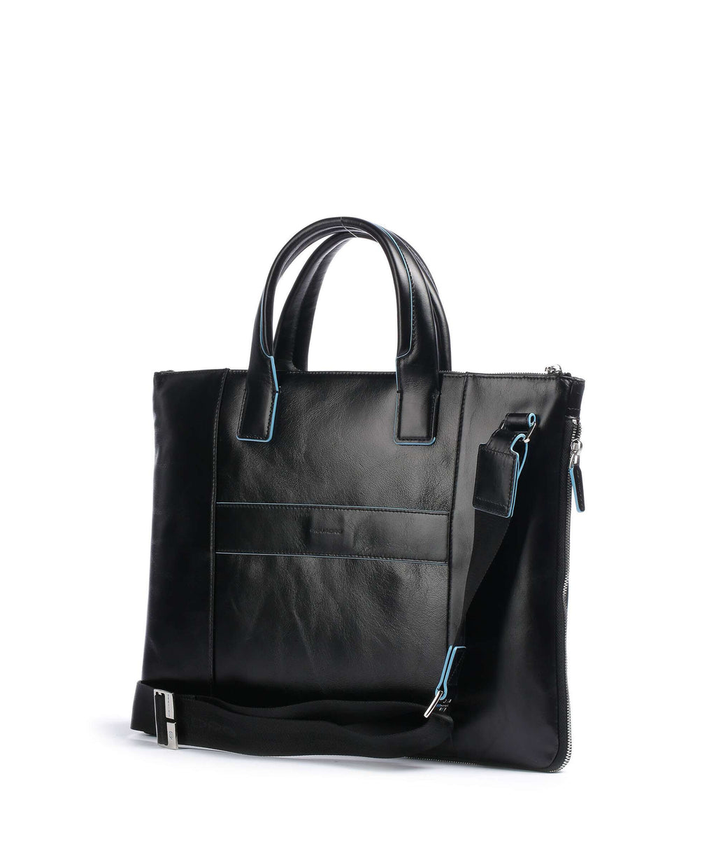 Piquadro Blue Square Briefcase nero