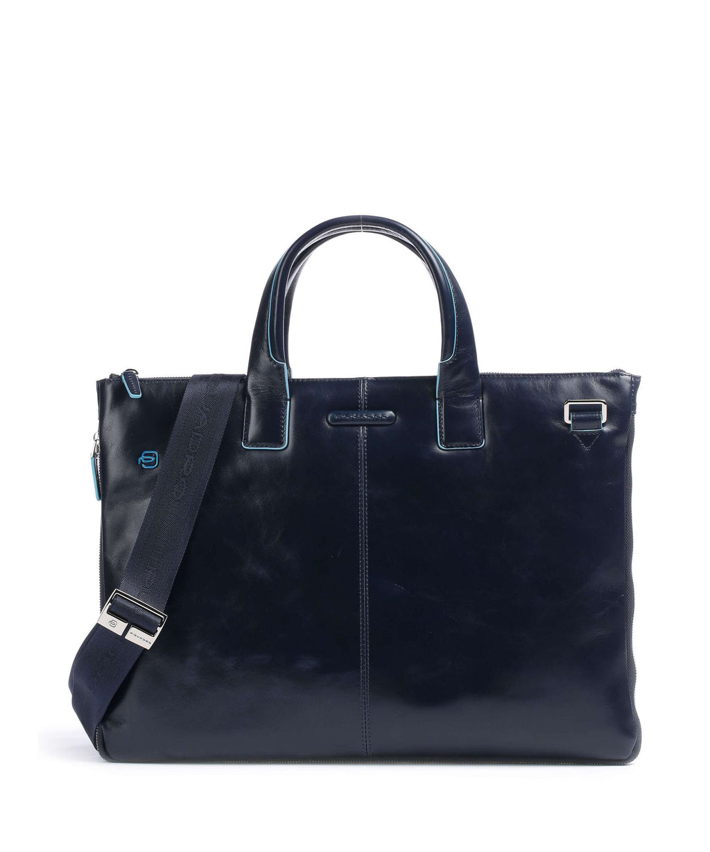 Piquadro Blue Square Briefcase blu