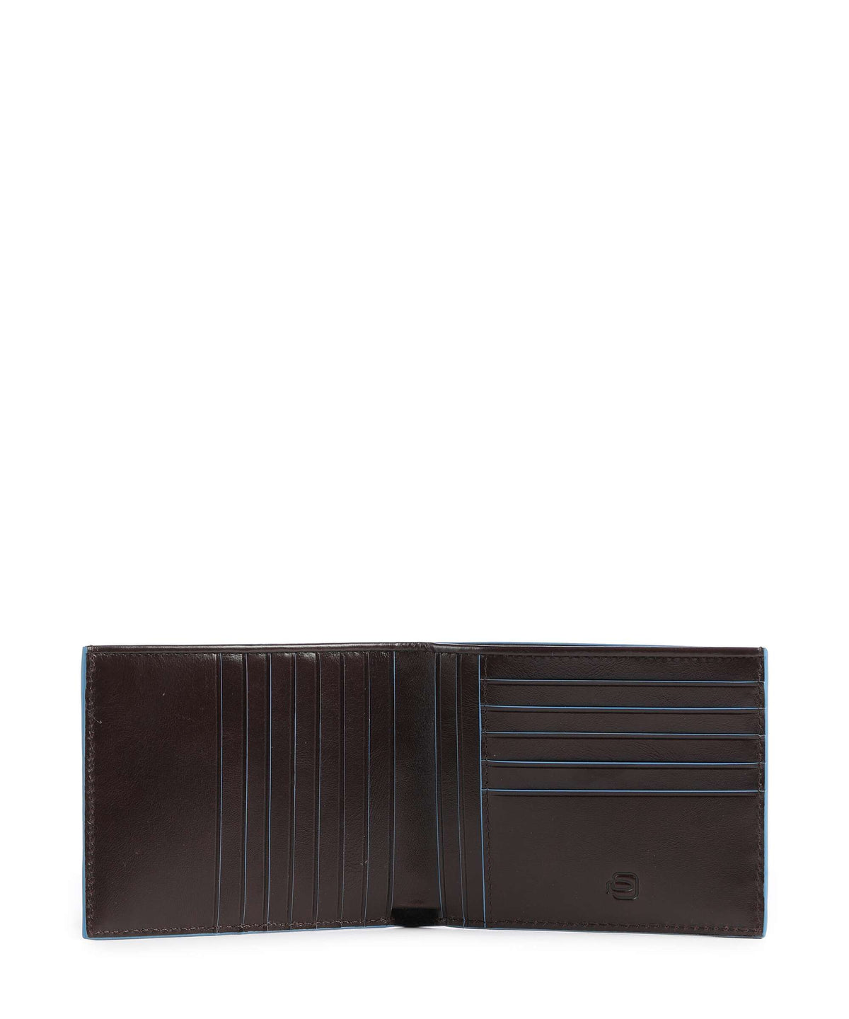 Piquadro Blue Square Credit card holder mahogany