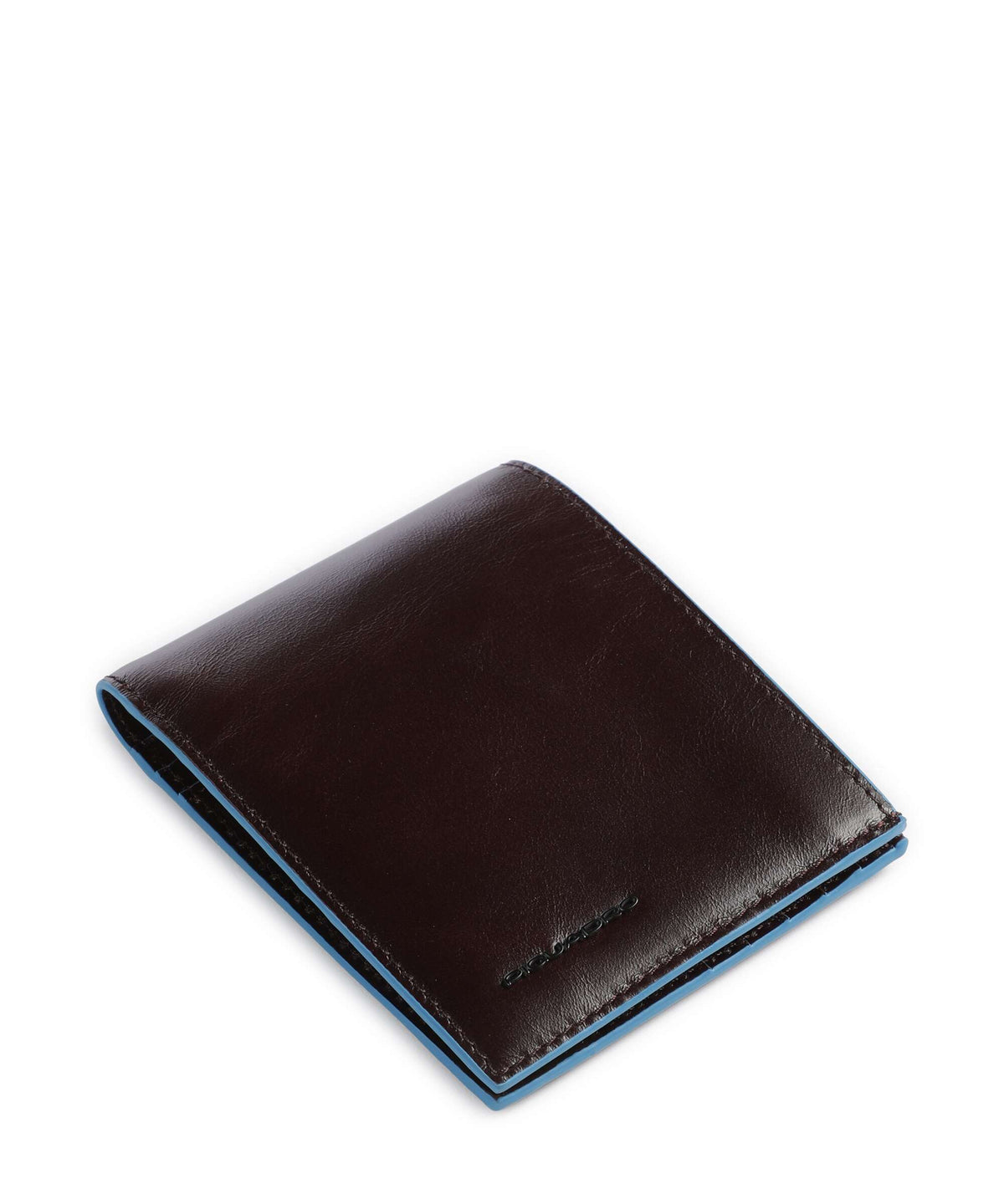 Piquadro Blue Square Credit card holder mahogany
