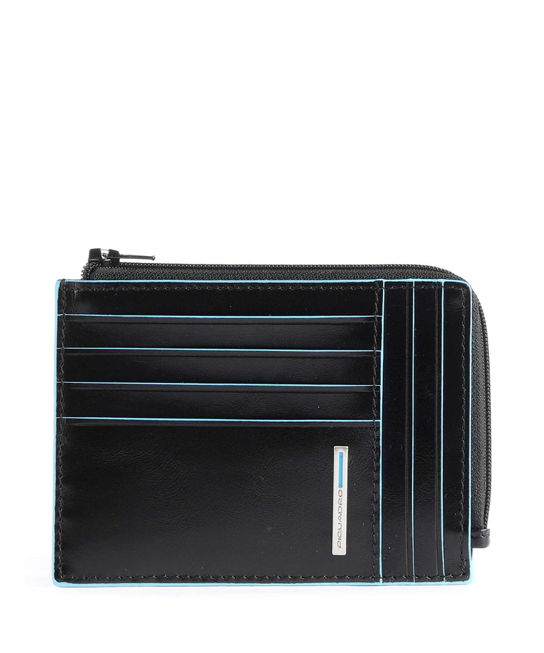 Piquadro Blue Square Credit card holder black