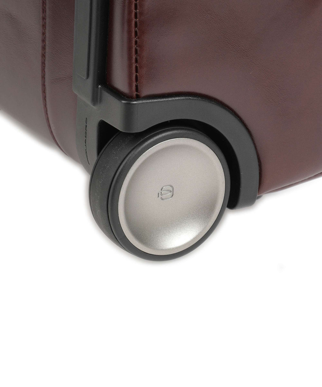 Piquadro Rolling briefcase mahogany