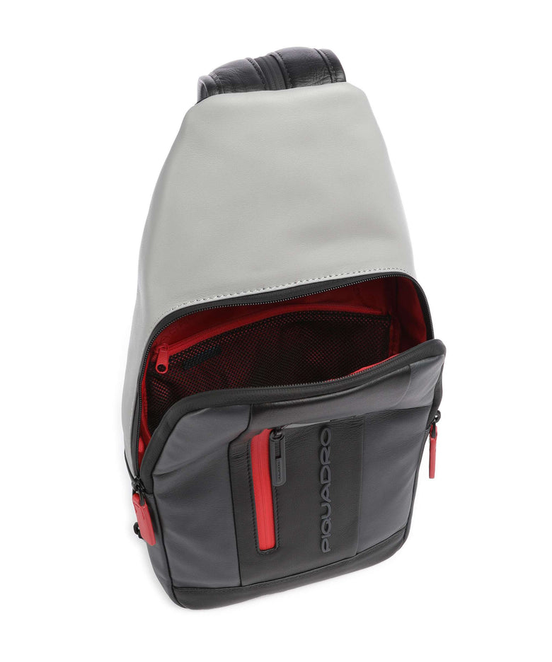 Piquadro Urban Sling bag grau/schwarz