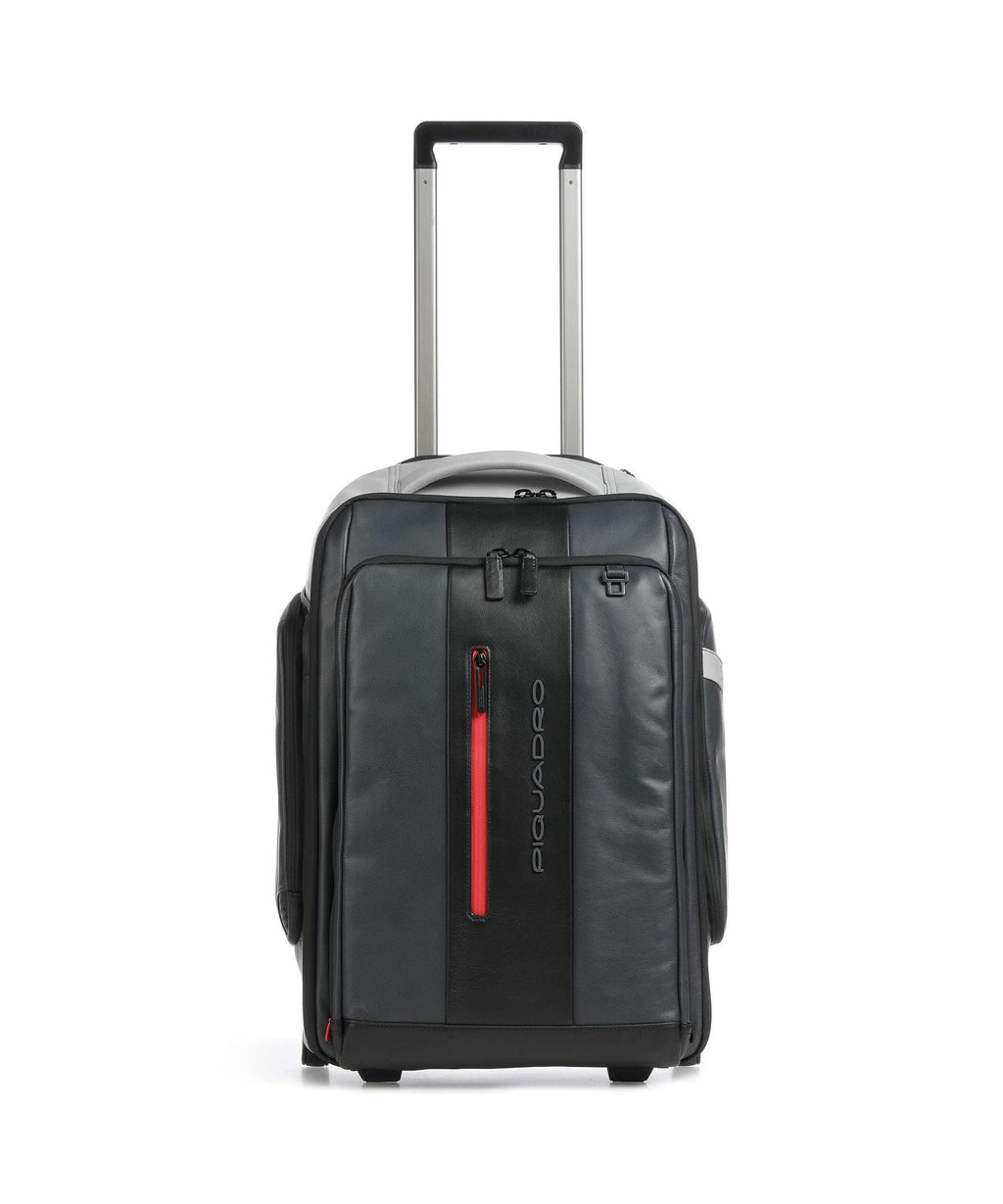 Piquadro Urban Backpack with wheels graphite/black