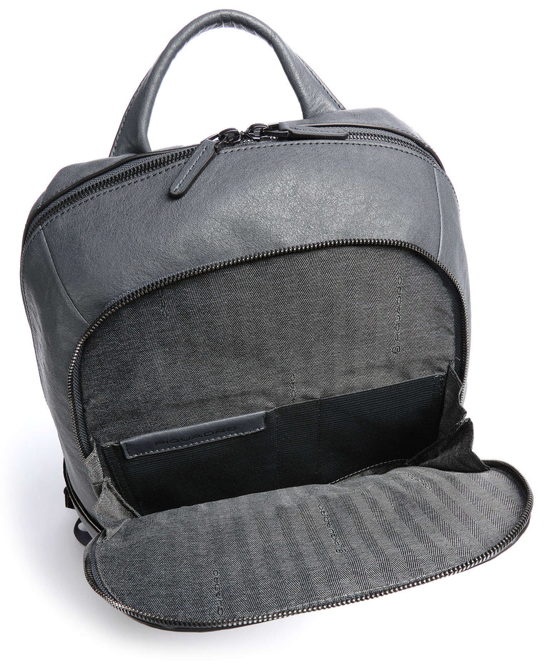 Piquadro Black Square Laptop backpack blue ocean