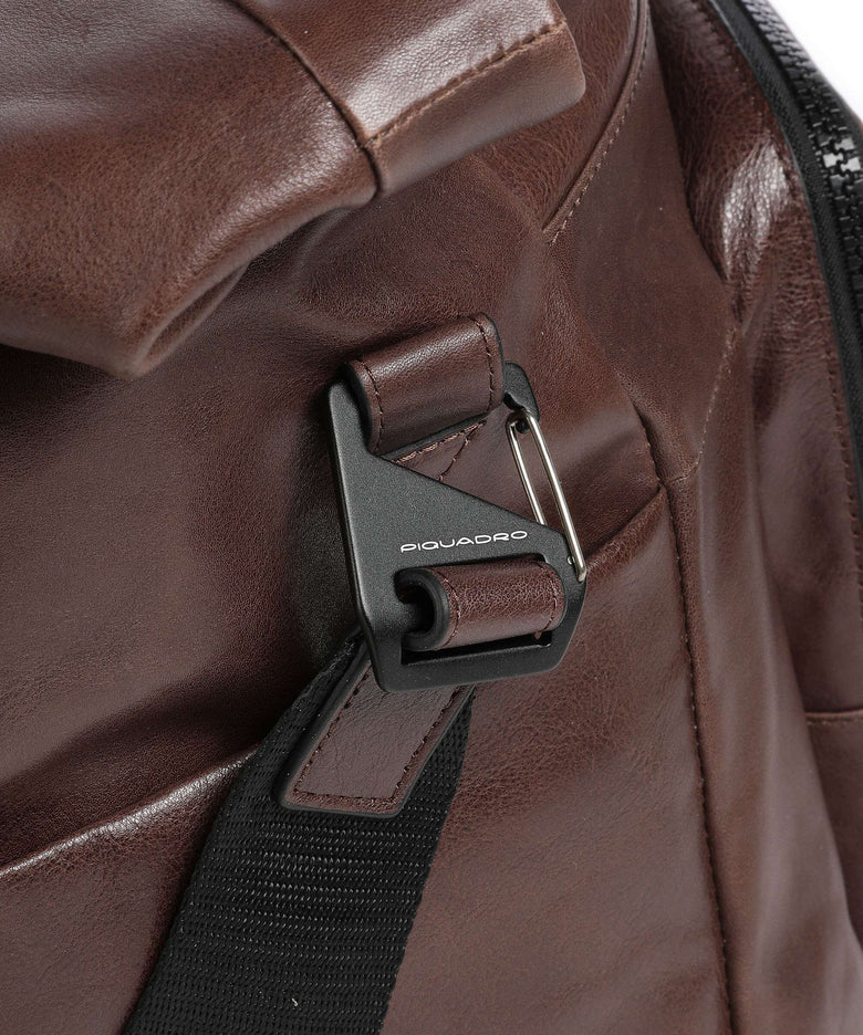 Piquadro Harper Weekend bag dark brown