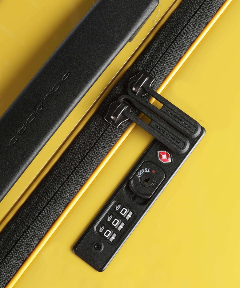 Piquadro Spinner (4 wheels) lemon yellow