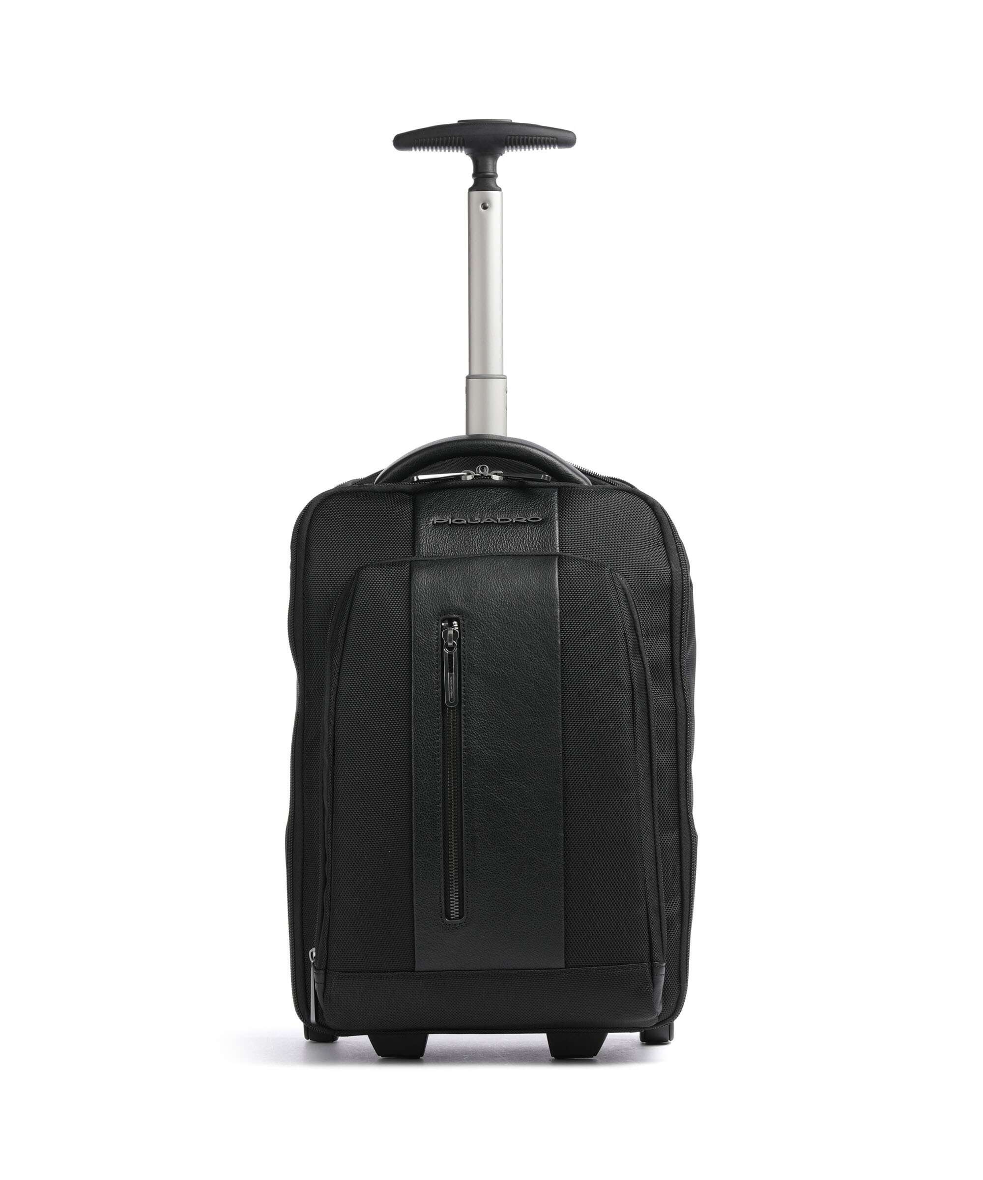 Piquadro Brief Backpack with wheels black
