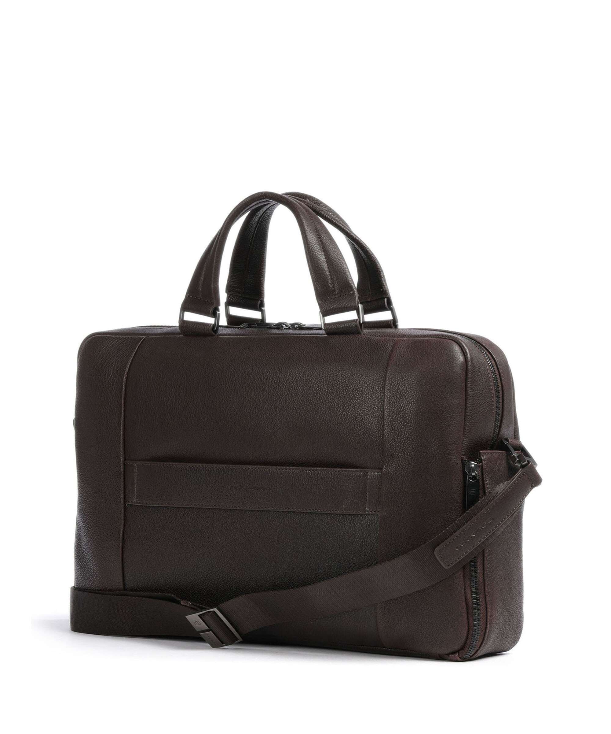 Piquadro Carl 13 Briefcase testa di moro