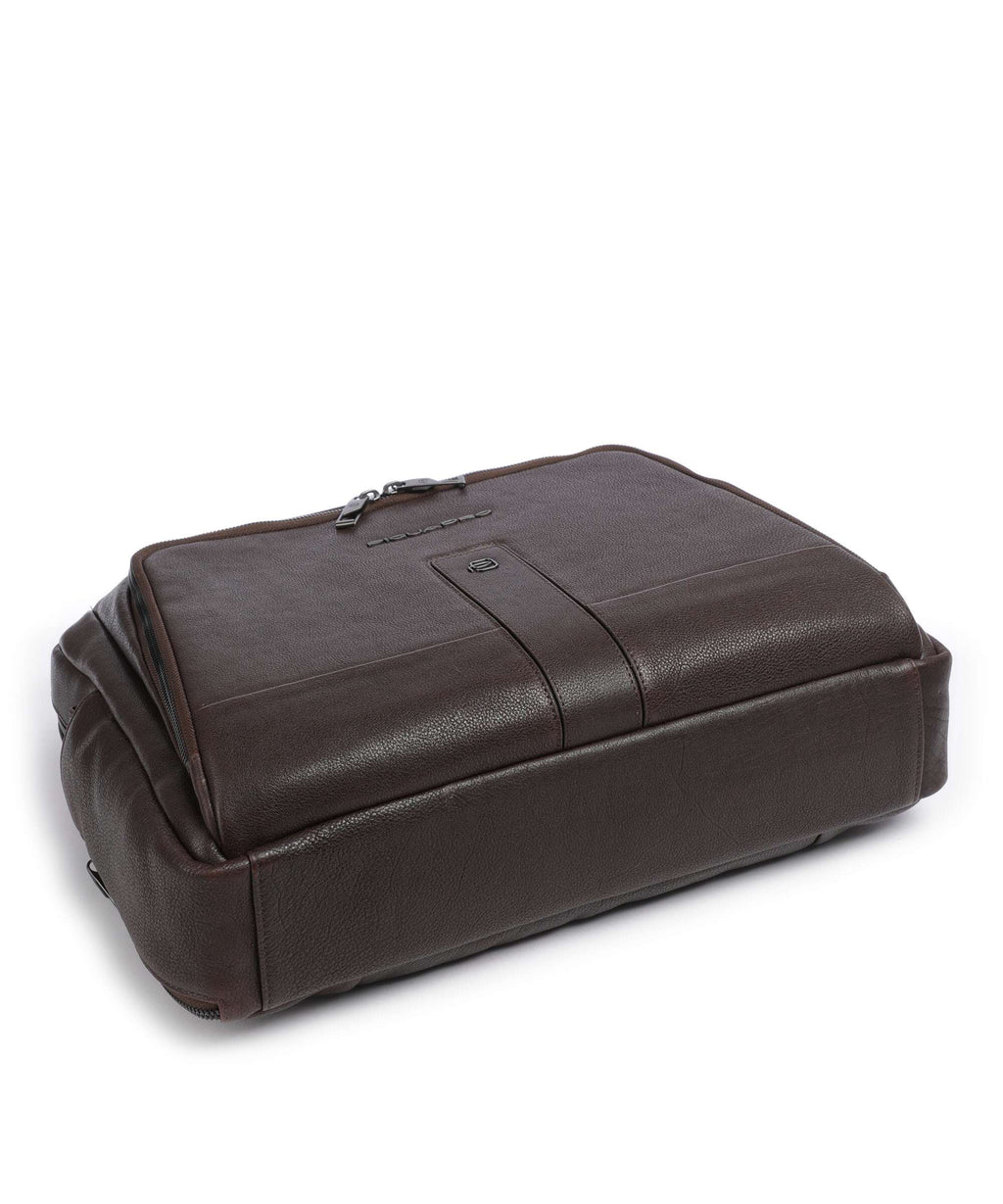 Piquadro Carl 13 Briefcase testa di moro