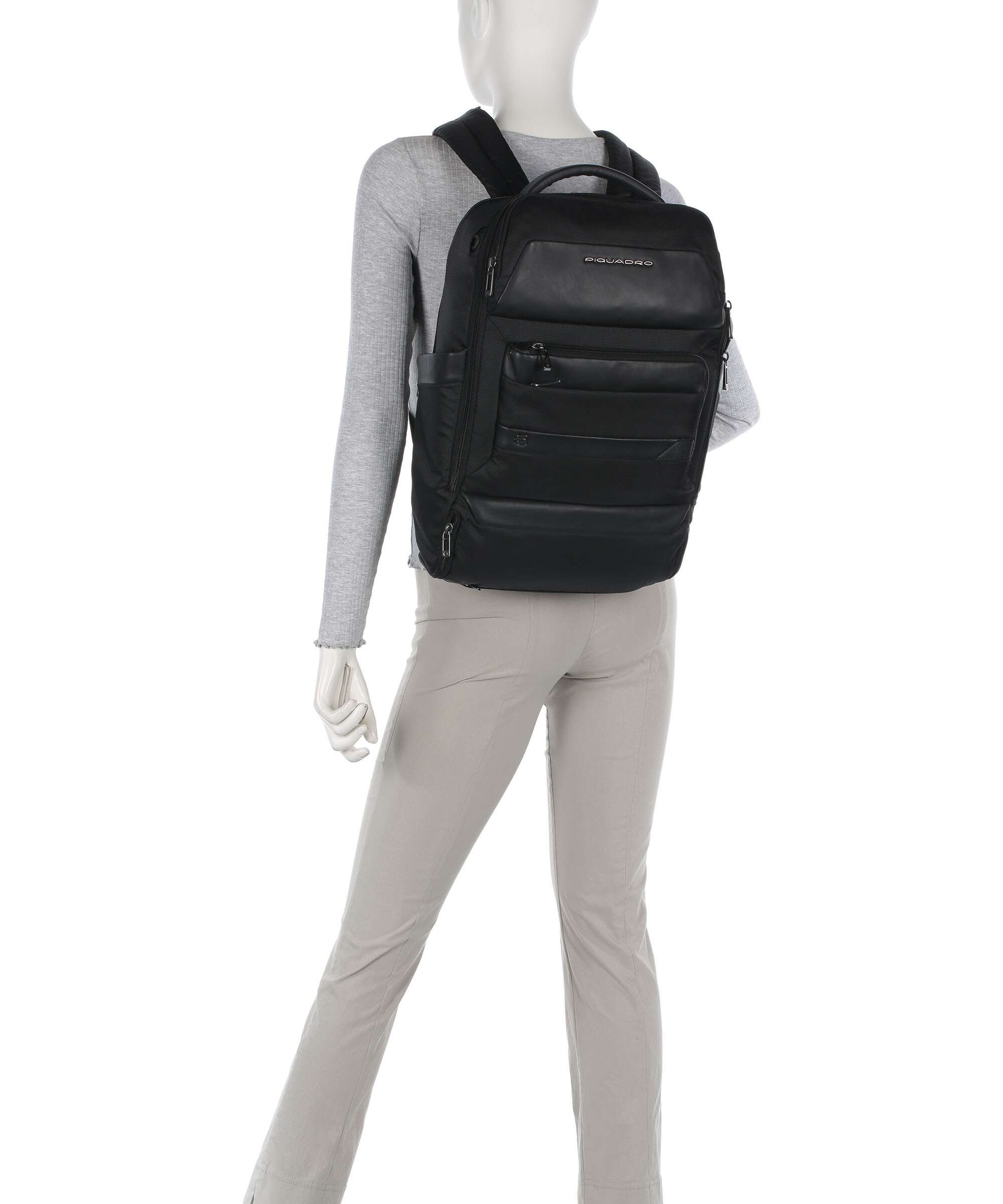 Piquadro Nevet Travel backpack nero