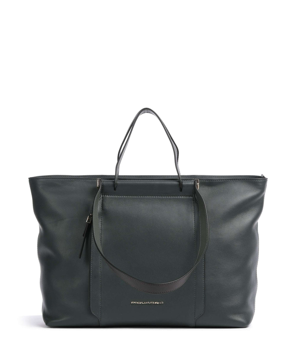 Piquadro Circle Tote bag verde bosco/verde oliva