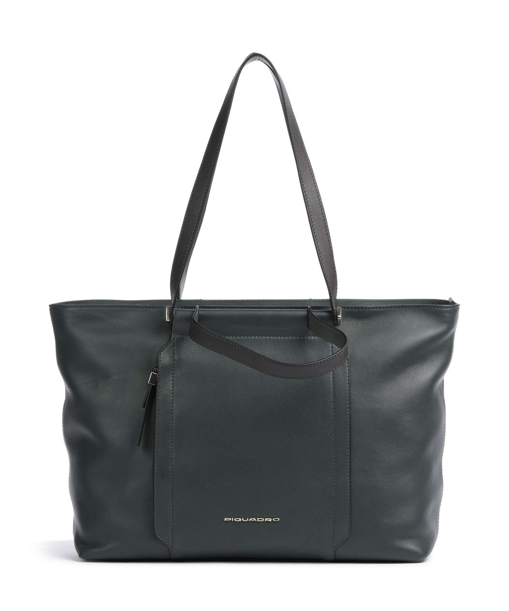 Piquadro Circle Tote bag verde bosco/verde oliva